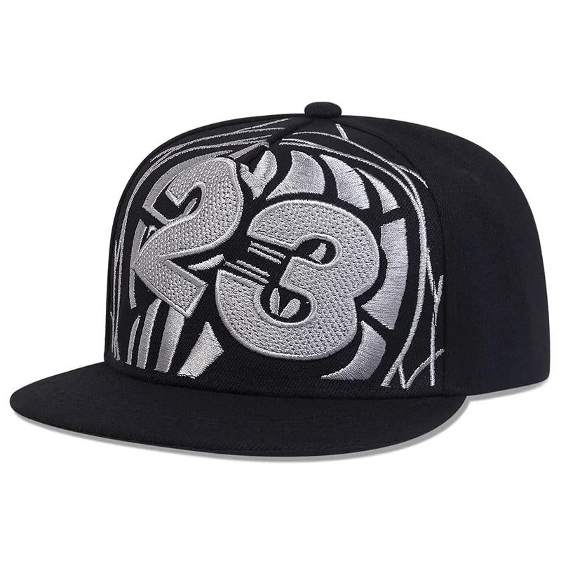 Unisex 23 Basketball Embroidery Hip-hop Hats Spring And Autumn