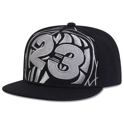 Unisex 23 Basketball Embroidery Hip-hop Hats Spring And Autumn