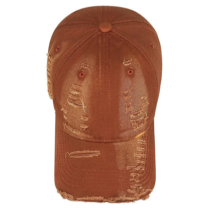 Cool Fashion Women Men Ripped Denim Cotton Baseball Cap