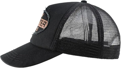 Men's Women Vintage Fashion Adjustable Mesh Trucker Hat