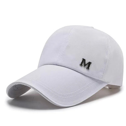 Men Women Baseball Cap Summer Cotton Hat Cap Adult Sport Sun Hat Casual Long Brim Sunscreen Golf Cap