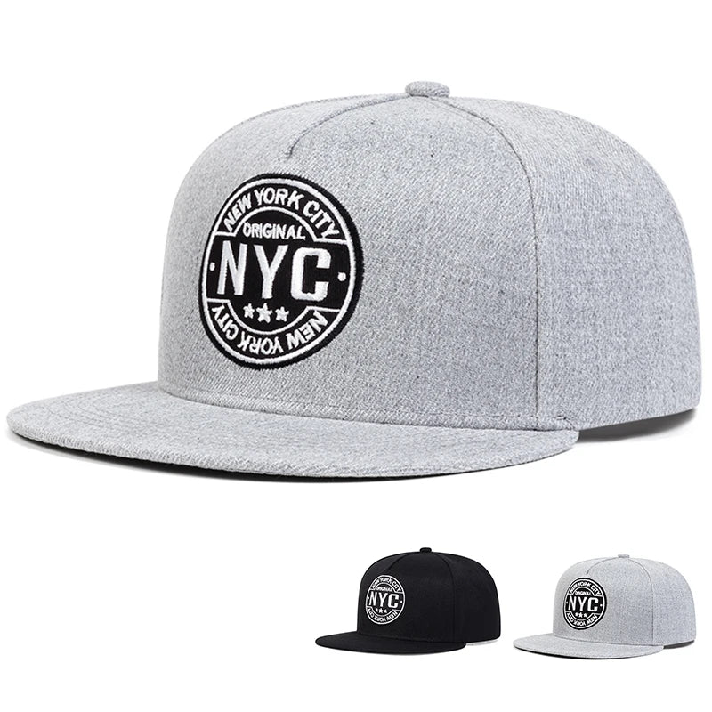 Unisex NEW YORK CITY Letter Embroidery Hip Hop Hats Outdoor Adjustable Sports Casual Baseball Caps