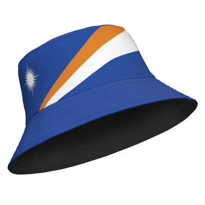 Marshall Islands Fisherman Hats Free Custom Made Name Number Bucket Cap