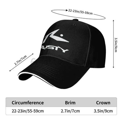 Rusty Surfboards Unisex Daily Casual Sandwich Hat Summer Sports Sun Protector Bucket Hats Snapback Cap