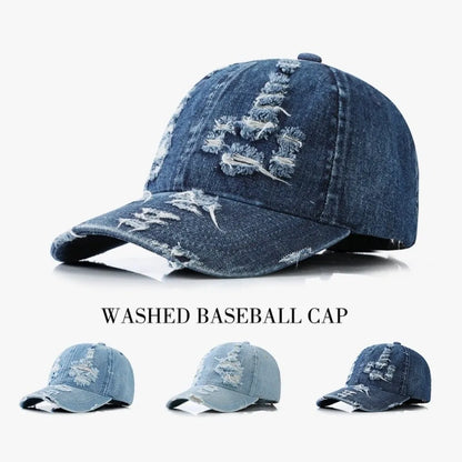 Fashion Breathable Washed Denim Baseball Cap