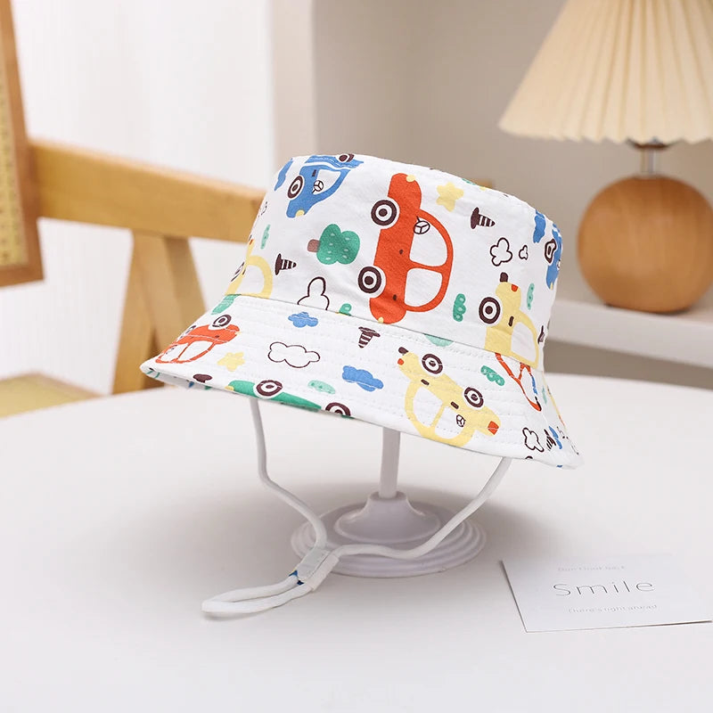New Children Bucket Hats Panama Summer Baby Sun Hat