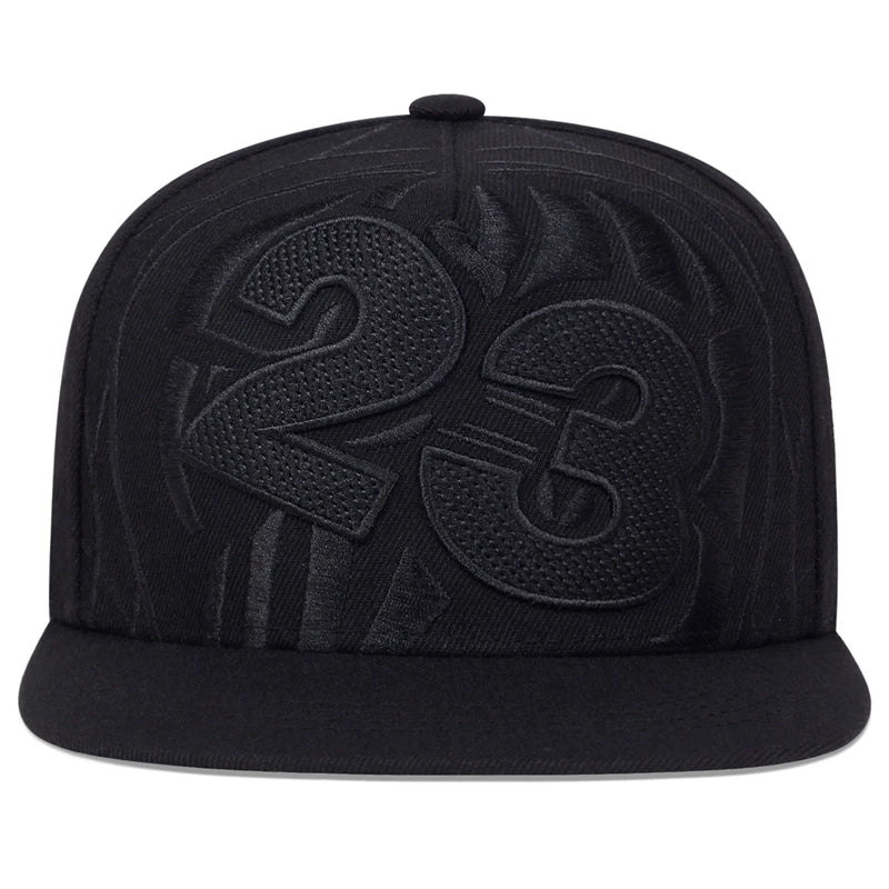 Unisex Number 23 Basketball Embroidery Hip Hop Hat