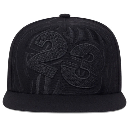 Unisex Number 23 Basketball Embroidery Hip Hop Hat