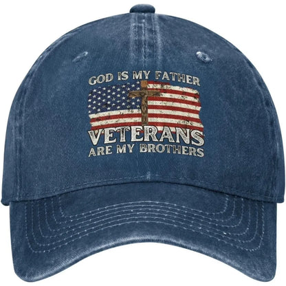 Veterans Are My Brothers Distressed Baseball Cap