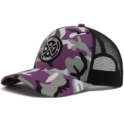 Enjoy Life Letter Patch Baseball Hat
