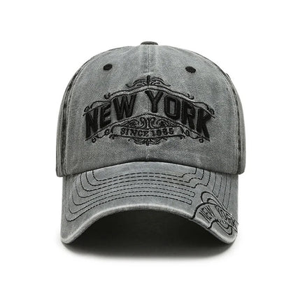 Fashion Patchwork Baseball Hat For Women Men Vintage