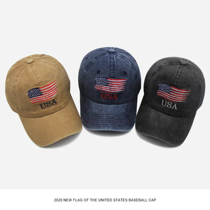Fashionable American Flag Pattern Curved Brim Baseball Cap