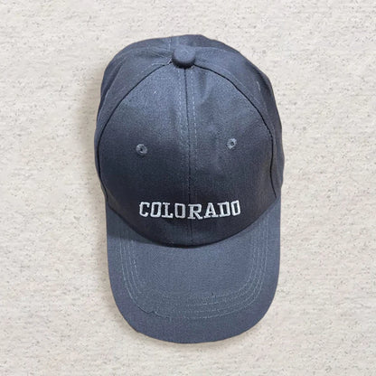 Soft Cotton Baseball Caps Solid Letter Embroidery Men Women