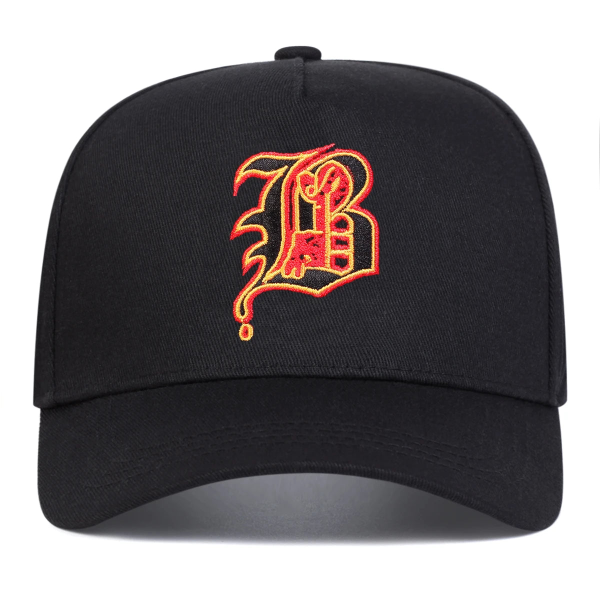 Unisex Gothic Letter B Embroidery Side Bayon Mfgco Baseball Caps Spring and Autumn