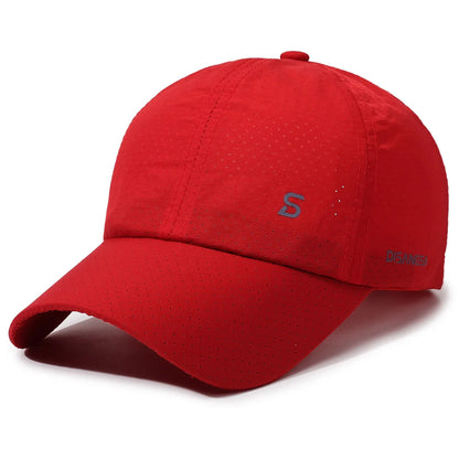 Lightweight Quick Dry Breathable Baseball Cap Fishing Sun Protection Outdoor Running Hat New Design