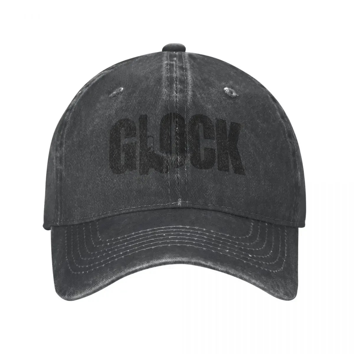 Glock Tactical Shooting Gun Baseball Caps Distressed Denim Snapback Cap