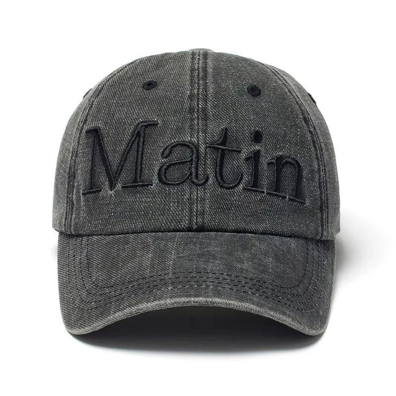 Cotton Geometric Block Pattern Unisex Autumn Winter Youth Fashion Hat