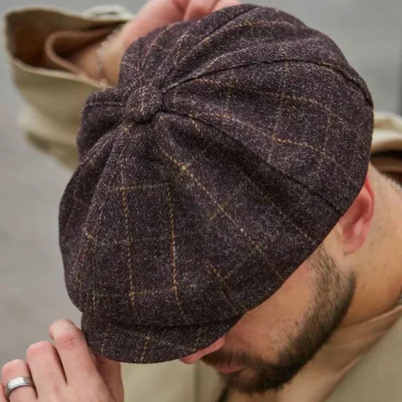 Vintage Retro Caps Hat Men British Painters Hats