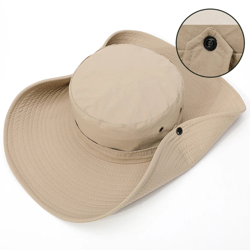 Fashion Summer Bucket Hat Cowboy Men Outdoor Fishing Hiking Beach Hats