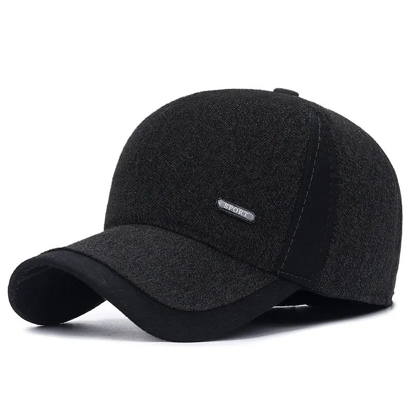 Autumn Thick Warm Men Winter Baseball Cap