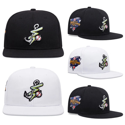 Flat Edge Hat Tennis Hook Embroidery Personalized Street Hip Hop Hat