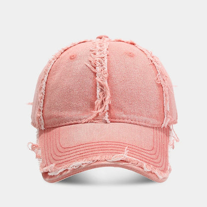 Japanese Vintage Distressed Denim Baseball Cap