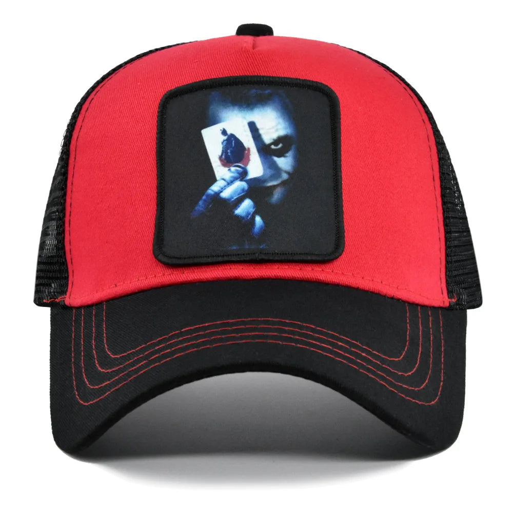 Snapback Caps Summer Breathable Baseball Cap Patch Embroidery Bones Unisex Hip Hop Hats