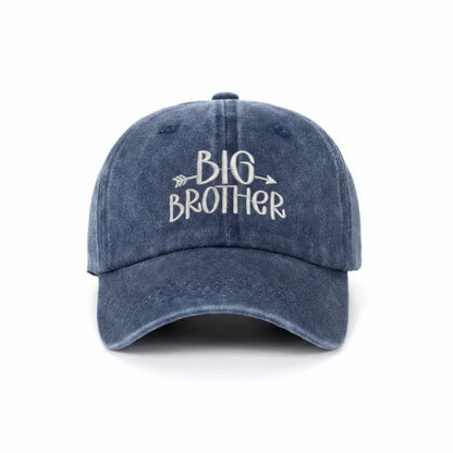 Fashion Washed Cotton Big Brother Big Sister Caps