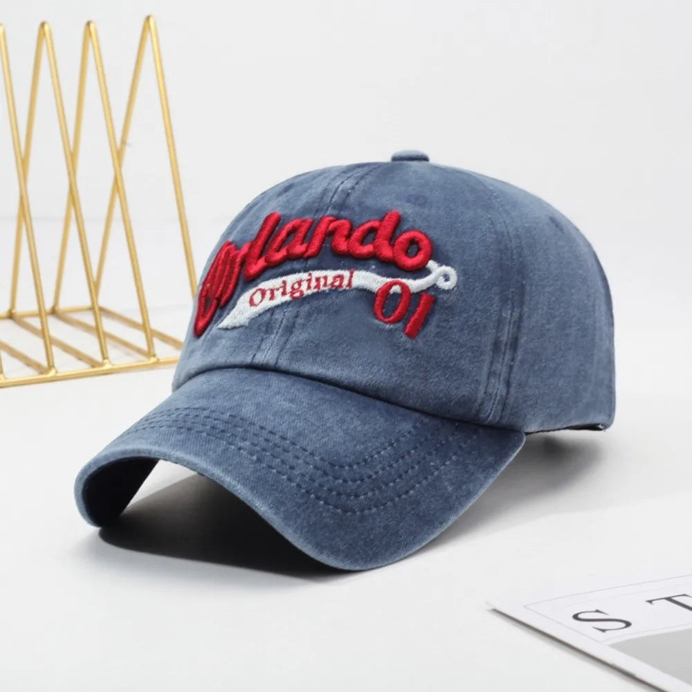 Adjustable Strap Washed Baseball Cap