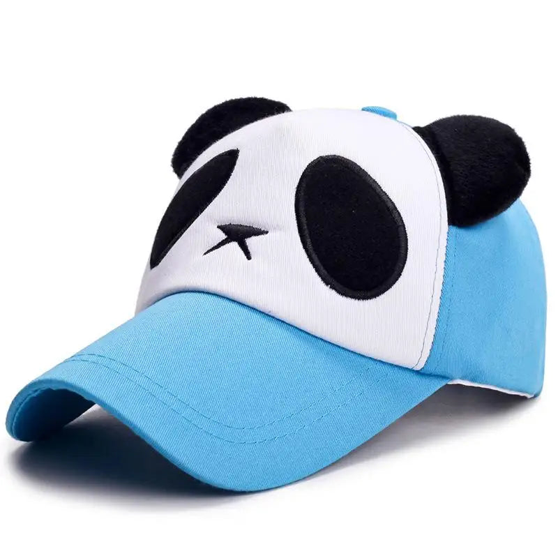 Summer Cute Panda Baseball Caps For Men Women Cotton Hip Hop Sun Protection Boys Girls Outdoor