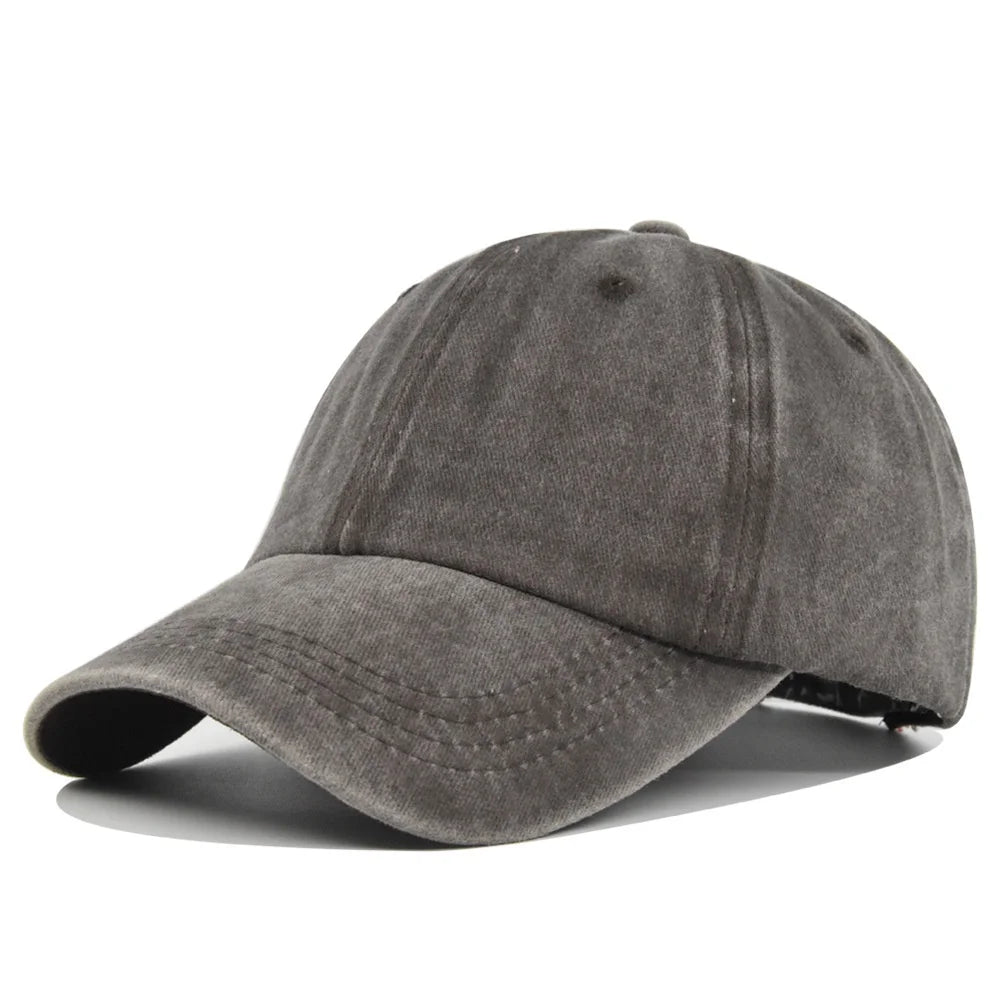 Unisex Baseball Cap Washed Hat Men Women