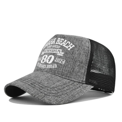 Spring Summer Printed Mesh Breathable Baseball Cap