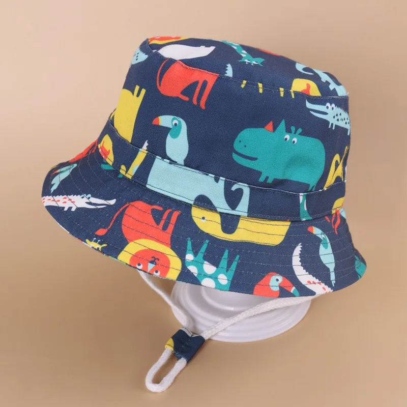 Children Panama Hat Spring Summer Baby Fisherman Hat For Boys Girls Bucket Hats