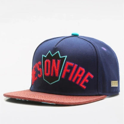 Pizza Cap Hip Hop Snapback Hat for Men Women Adult Outdoor Casual Baseball Cap