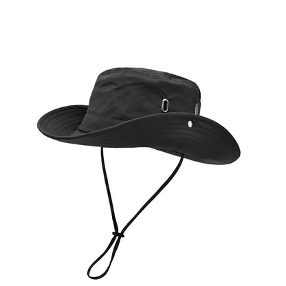 Men Silver Porosity Of Quick Drying Material Bucket Hats