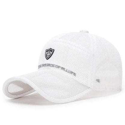 New Summer Women Men Fishing Mesh Sun Hat Caps