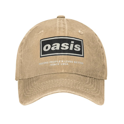 Oasi Band Logo Casual Baseball Cap