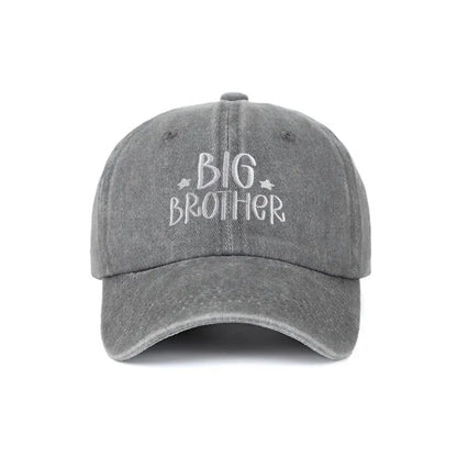 Fashion Washed Cotton Big Brother Big Sister Caps