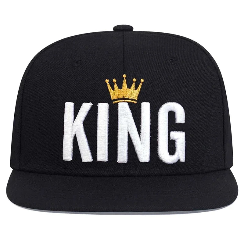 Unisex Crown King Embroidery Hip-Hop Hats