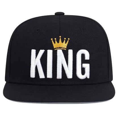 Unisex Crown King Embroidery Hip-Hop Hats