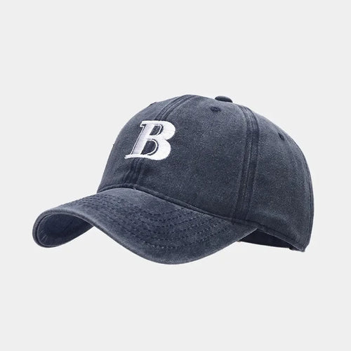 Cotton Letter B Embroidery Casquette Baseball Cap