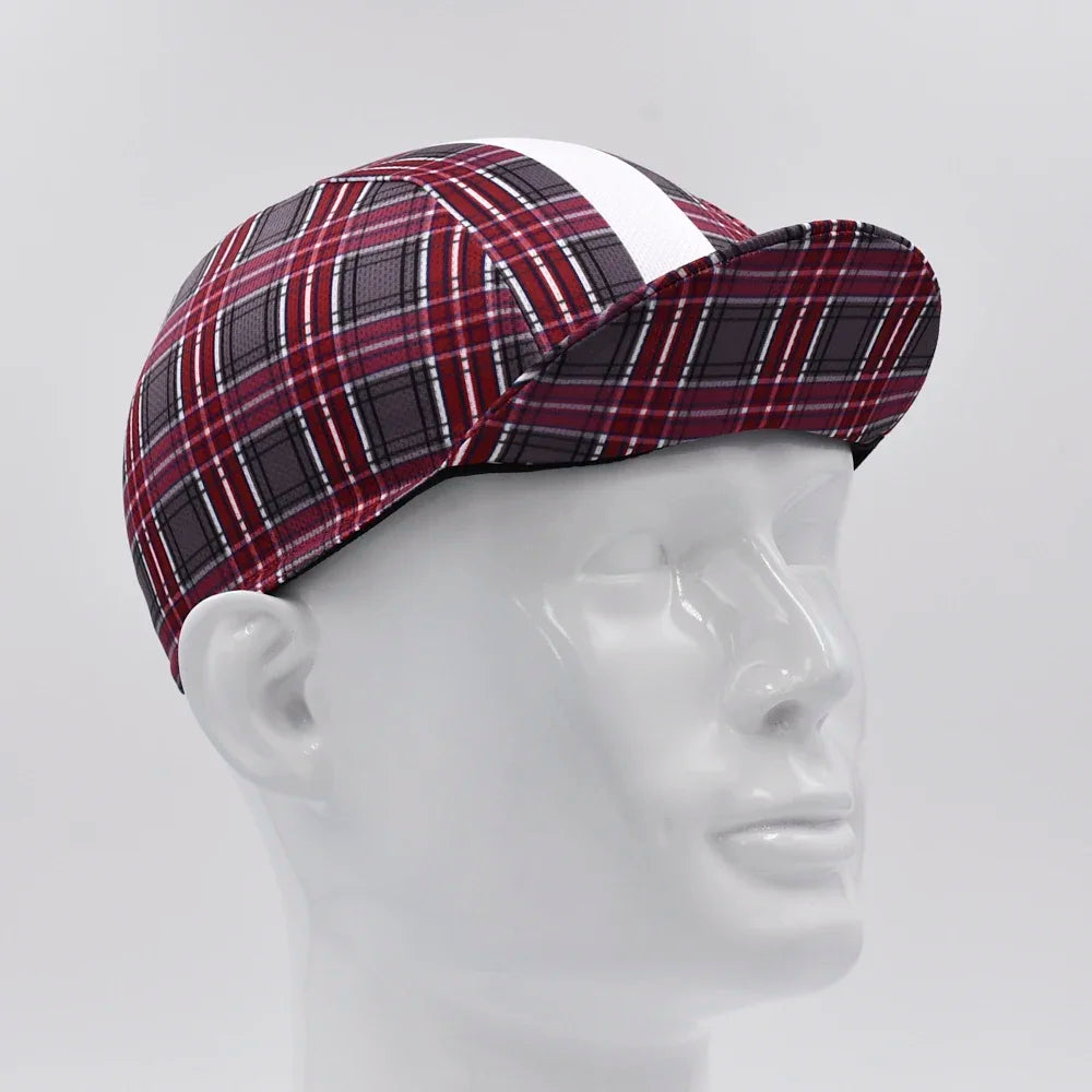 Classic Quick Dry Polyester Lattice Cycling Hat Bicycle Cap