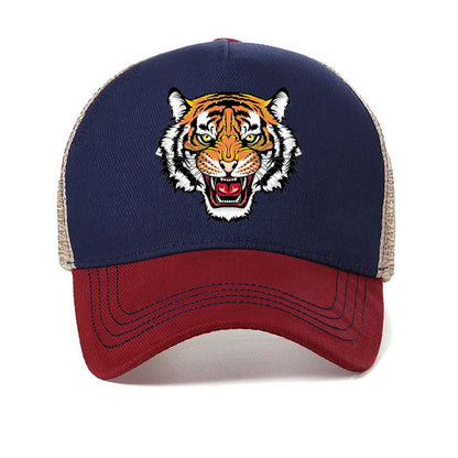 Tiger printing Baseball Cap Men Women