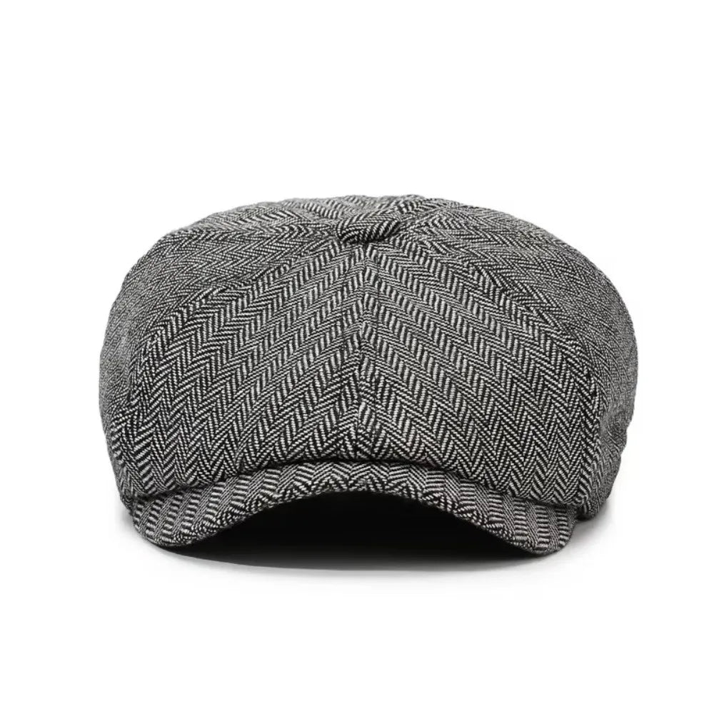 Autumn Winter Casual Men Newsboy Hat