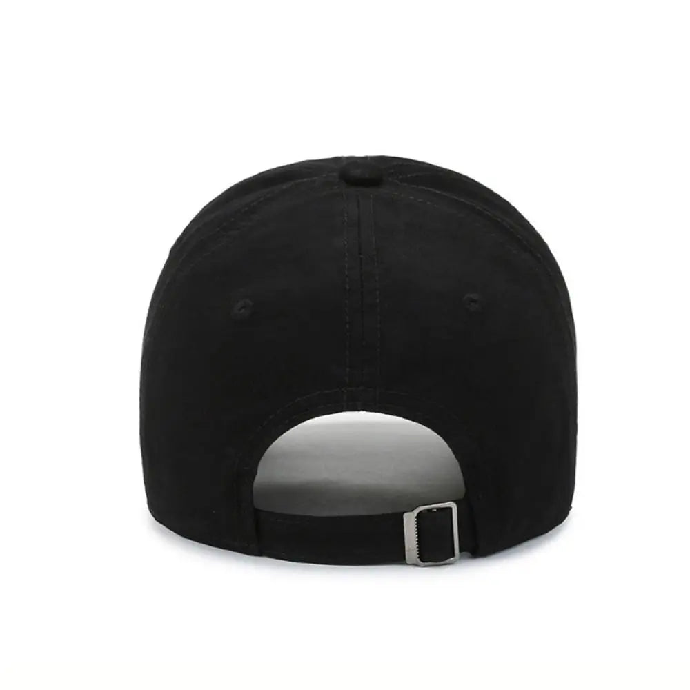 Letter Embroidery Visor Baseball Cap Adjustable Pure Cotton Peaked Cap Casquette For Man Women Unisex