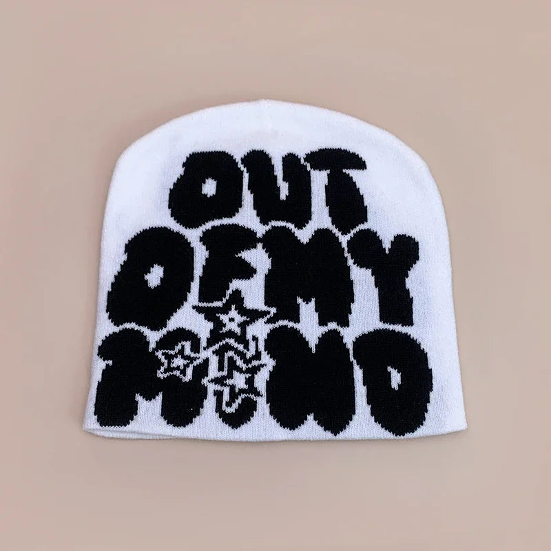 American Street Letter Jacquard Knitted Hats