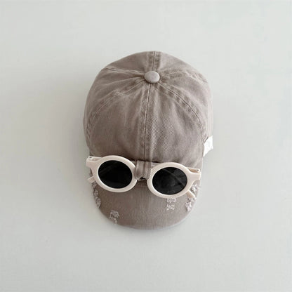 2026 New Spring Kids Baseball Cap Minimalist 3 Colors Children Peaked Cap