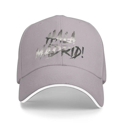 Hala Madrid Print Baseball Cap