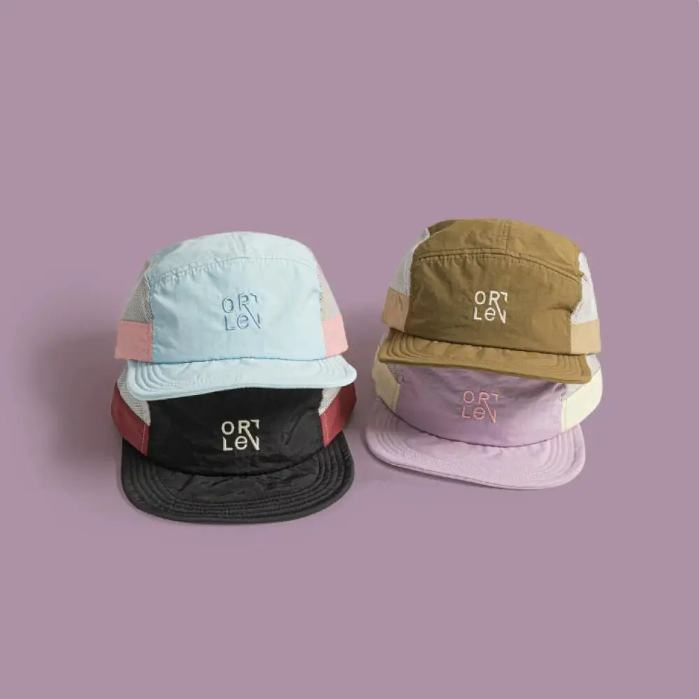 Breathable Mesh 5 Panel Baseball Cap Nylon Color Embroidered Adjustable