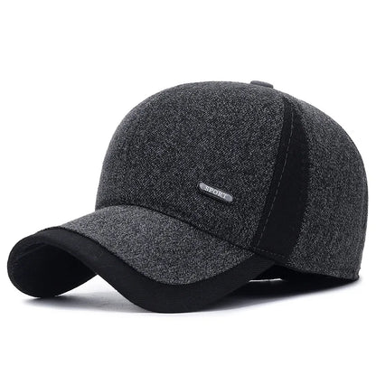 Autumn Thick Warm Men Winter Baseball Cap